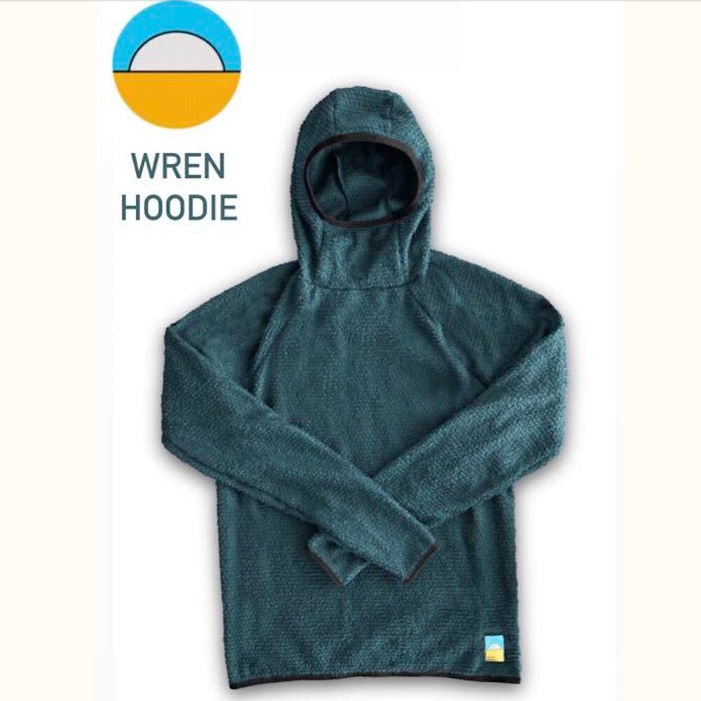 Senchi Designs Wren A60 Alpha Fleece Hoodie * Dark Teal * Small